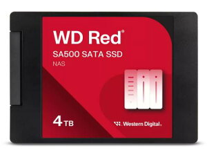 WesternDigital 0718037-903620 WD Red SA500 SATA3.0 2.5�C���`SSD 4000GB 5�N�ۏ� WDS400T2R0A