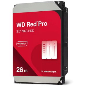 WesternDigital WD260KFGX WD Red Pro NAS���� SATA3 6Gbps 3.5�^HDD 26TB