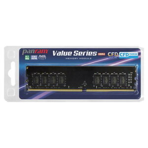 CFD�̔� 4988755-044806 �f�X�N�g�b�vPC�p������ PC4-19200(DDR4-2400) 4GB×1�� 288pin (�������ۏ�)(Panram) D4U2400PS-4GC17