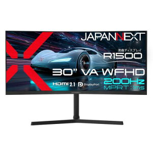 �y�@�l�l������zJAPANNEXT JN-VC30G200WF �Q�[�~���O�t���f�B�X�v���C 30�^/2560×1080/HDMI×2�ADP×2/�u���b�N/�X�s�[�J�[�L/2�N�ۏ�