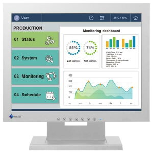 EIZO(�G�C�]�[) FDX1502T-AACTGY 38cm�i15.0�j�^�^�b�`�p�l�������J���[�t�����j�^�[ DuraVision FDX1502T-AACT �O���C