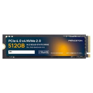 �v�����X�g�� PHD-ISM2G4DG-512 M.2 PCIe 4.0 x4 NVMe 2.0 �Ή� �����^SSD (512GB)