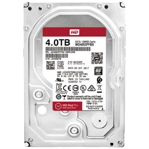 WesternDigital 0718037-855967 WD Red Pro�V���[�Y 3.5�C���`����HDD 4TB SATA6.0Gb/s 7200rpm 256MB WD4003FFBX