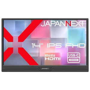 �y�@�l�l������zJAPANNEXT JN-MD-IPS14F-N �t���f�B�X�v���C 14�^/1920×1080/miniHDMI×1�AUSB-C×2/�u���b�N/�X�s�[�J�[�L/2�N�ۏ�