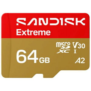 SanDisk SDSQXAH-064G-JN3MA SANDISK Extreme microSD UHS-I�J�[�h 64GB