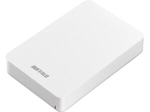 BUFFALO HD-PGF5.0U3-GWHA USB3.1�iGen.1�j�Ή� �ϏՌ��|�[�^�u��HDD 5TB �z���C�g