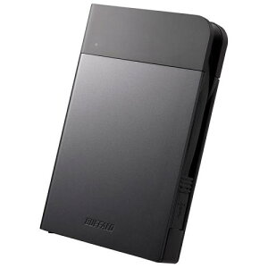 BUFFALO HD-PZN2.0U3-B IC�J�[�h�Ή�MIL�X�y�b�N �ϏՌ��{�f�B�[�h�J�h�o�|�[�^�u��HDD 2TB �u���b�N