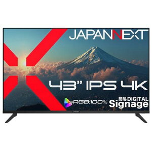 �y�@�l�l������zJAPANNEXT JN-IPS43U2-M �t���f�B�X�v���C 43�^/3840×2160/HDMI×3/�u���b�N/�X�s�[�J�[�L/2�N�ۏ�