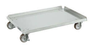 【法人様宛限定】サカエ SUC-75D ステンレスコンテナ台車(SUS304・ナイロンウレタン車)