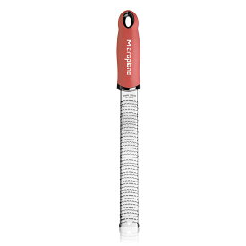 Microplane　マイクロプレイン　プレミアムシリーズ　ゼスターグレーター　【薄紅色　うすべにいろ】日本限定色 新色 コーラル［チーズおろし・マイクロプレーン くすみピンク サーモンピンク]　正規品 日本正規輸入品