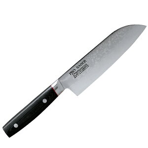 日本製 PRO-SABER プロセイバー(プロ・セイバー) 【ダマスカス 三徳包丁】 17cm