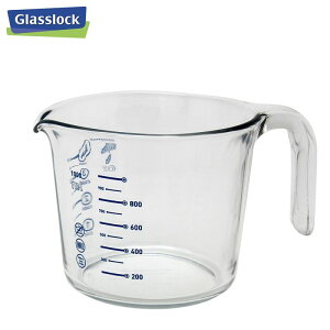 Glasslock OXbN@X}[gW[Jbv 1L (1bg/1000ml)@m KX vʃJbv H@ dqW ϔM 1000cc n