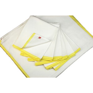 日本製 日東紡の新しいふきん12枚入 黄