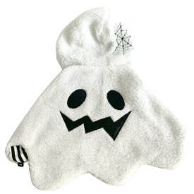 ペット用　ハロウィンコスチューム　オバケケープ　M　[着ぐるみ・おばけ・ゆうれい・幽霊・コスプレ・犬用・猫用・小型犬子犬・子猫]