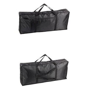 61鍵用キーボードケース軽量キーボードカバーソフトケースシンセサイザーキーボードカバーブラック楽器アクセサリーケース