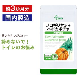 【最大12％OFFクーポン配布中】 ノコギリヤシ＋ペポカボチャ 約3か月分 C-106 送料無料 ISA リプサ Lipusa サプリ サプリメント すっきりしない 中高年期を応援