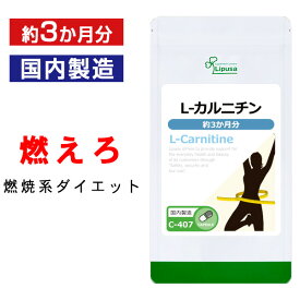 【公式】 L-カルニチン 約3か月分 C-407 (90カプセル) 送料無料 リプサ サプリメント ISA アイエスエー ダイエットサプリ 燃焼系