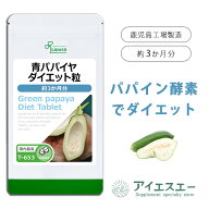 【1,000円ポッキリ対象 9/24朝9:59迄】 青パパイヤダイエット粒 約3か月分 T-653 (360粒) 送料無料 リプ…