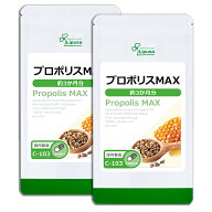 【最大15％OFFクーポン有】 プロポリスMAX 約3か月分×2袋 C-103-2 (90カプセル×2袋) 送料無料 リプサ …