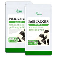 【最大50％OFFクーポン配布中】 熟成黒にんにく卵黄 約3か月分×2袋 C-152-2 (90カプセル×2袋) 送料無料…