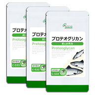 【P5倍＆最大15％OFFクーポン有】 プロテオグリカン 約1か月分×3袋 C-533-3 (30カプセル×3袋) 送料無料…