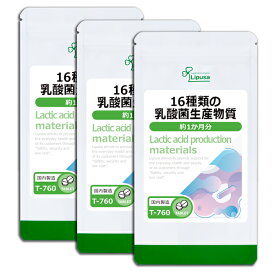 【10％ポイントバック】 16種類の乳酸菌生産物質 約1か月分×3袋 T-760-3 送料無料 ISA リプサ Lipusa サプリ サプリメント