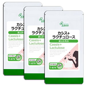 【9/30 新発売】 カシス+ラクチュロース 約1か月分×3袋 T-879-3 (60粒×3袋) 送料無料 リプサ サプリメント ISA アイエスエー ポリフェノール 難消化性オリゴ糖 エチケットサプリ 《単品より5%お