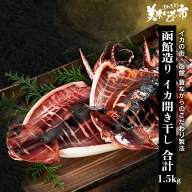 【賞味期限間近アウトレットセール】函館造り イカ開き干し　合計1.5kg「ねこぶだし」でおなじみ「とれた…