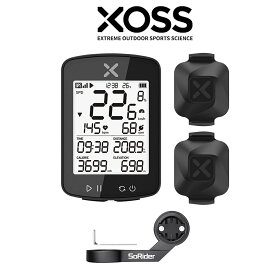 XOSS G+ Gen2 GPS サイクルコンピュータ+VORTEX 自転車 セット サイコン GPS 無線 スピード ケイデンスセンサー ワイヤレス Bluetooth ANT+対応 G+サイクリングコンピュータマウント