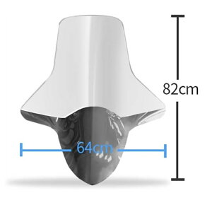 ���[�^�[�T�C�N���t�����g�X�N���[���E�B���h�V�[���h�t�F�A�����O For NMAX155 N-MAX 155 2020-2021�p (82CM)