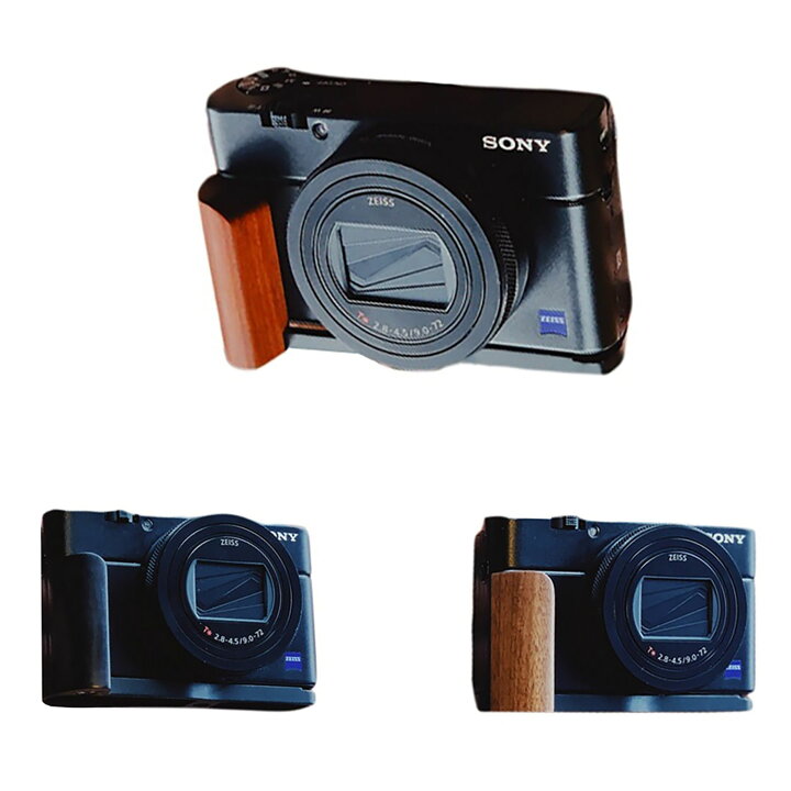 楽天市場】Sony RX100 III/IV/V/VI/VII 専用 ハンドグリップメタル 檀 
