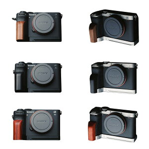 Sony A7C ii A7CR A7C Mark ii A7C2 専用 ハンドグリップメタル 檀木材 ハンドメイド ボディケース 用のハンドグリップです 高級手作り木質 互換 電池交換便利 底面開閉