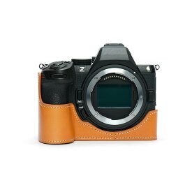 TP Original Nikon Z5II 専用 オープナブルタイプ ハンドメイド本革 ボディケース 互換 電池交換便利 底面開閉 ハンドメイド本革ハーフカメラケースバッグカバー