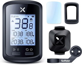 XOSS G+ の無線サイクル コンピューター、Bluetooth および ANT+ の GPS の循環の速度計および走行距離計、LCD 表示、防水 MTB の追跡者適合すべてのバイク（5 in 1）を持つ自転車の付属品