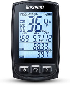 サイクルコンピュータ GPSスピードメーター ANT+ Bluetooth 無線スピードメーター ワイヤレス自転車速度計 50sバイク時計 高度計 IPX7防水