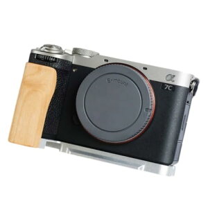 �Ή� Sony �\�j�[ A7C Mark II A7C2 ILCE-7CM2 �J������p L�^�v���[�g ���g���f�U�C���̖ؐ��O���b�v