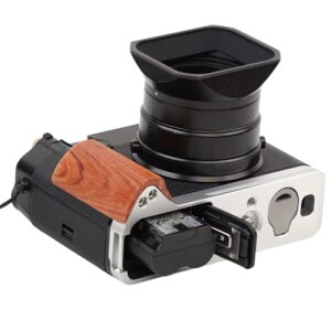 �Ή� FUJIFILM FUJI �x�m GFX100RF �J������p L�^�v���[�g ���g���f�U�C���̖ؐ��O���b�v �V�R���C�� �E�l�d�グ �f�U�C�� �n���h�� Arca�W���d�l ��ʊJ�� �O�r�Ή�
