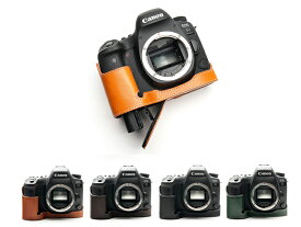 TP Original Canon EOS 6D Mark II 6D2 専用 オープナブルタイプ 本革 ボディケース サンディブラウン 底面開閉 (電池, SDカード交換可）