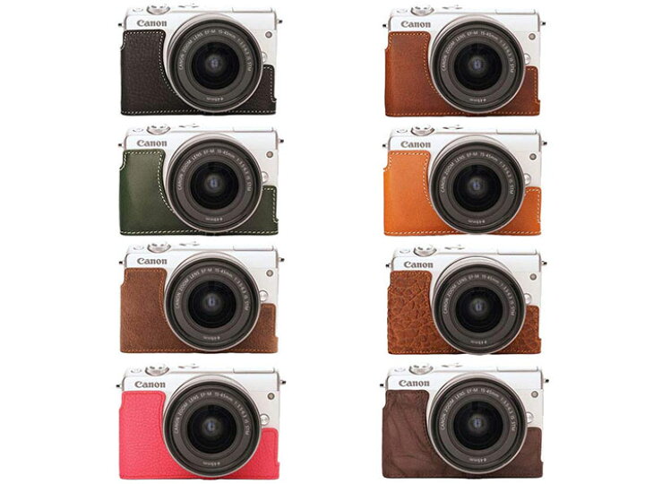 楽天市場】TP Original Canon EOS M100 専用 ブルタイプ 本革 ボディ 