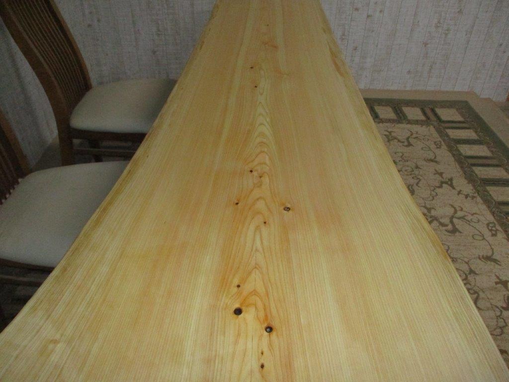 楽天市場】# 347□ 檜 ヒノキ 一枚板 ダイニングテーブル ローテーブル 