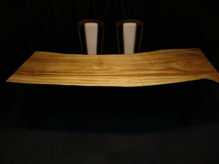 楽天市場】# 752□ 楠 クス 長さ210～211cm 一枚板 ダイニングテーブル 