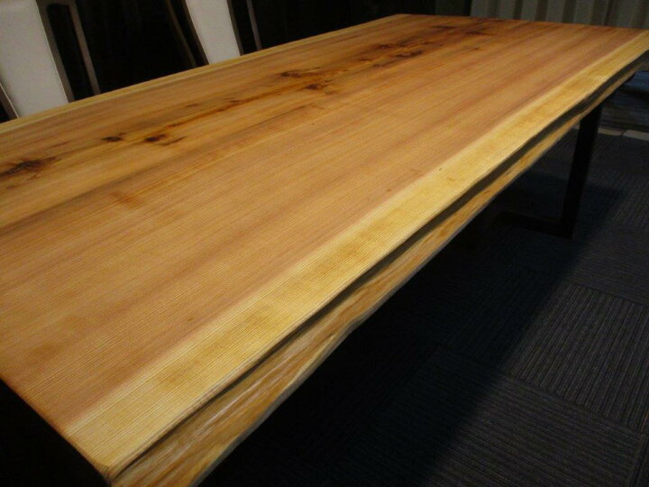 楽天市場】# 827□ 紀州杉 杉 スギ 一枚板 ダイニングテーブル ロー  