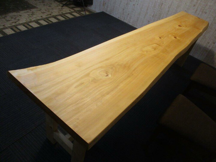 楽天市場】# 983□ 檜 ヒノキ 長さ250cm 一枚板 ダイニングテーブル 