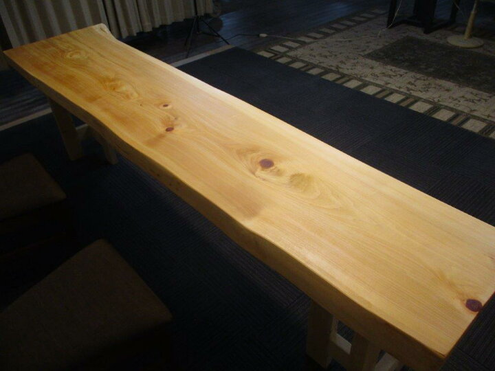 楽天市場】# 983□ 檜 ヒノキ 長さ250cm 一枚板 ダイニングテーブル 