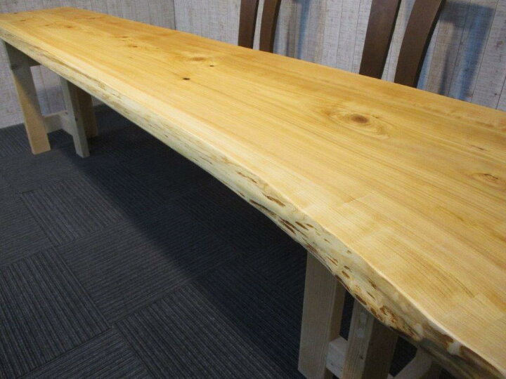 楽天市場】# 984□ 檜 ヒノキ 長さ250cm 一枚板 ダイニングテーブル 