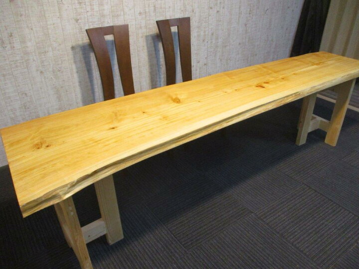 楽天市場】# 986□ 檜 ヒノキ 長さ250cm 一枚板 ダイニングテーブル  