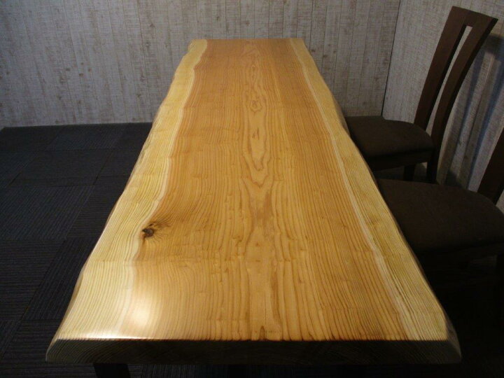 楽天市場】# 1176□ 杉 スギ 長さ222.5cm 一枚板 ダイニングテーブル 