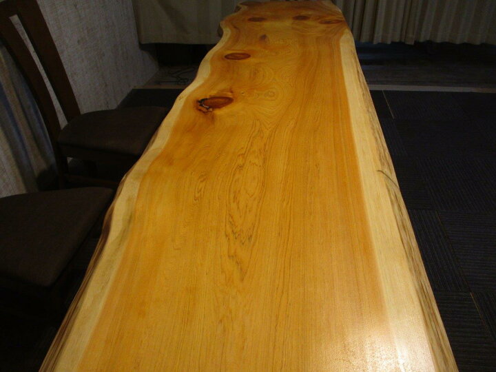 楽天市場】# 1316□ 檜 ヒノキ 長さ301.5cm 一枚板 ダイニングテーブル 