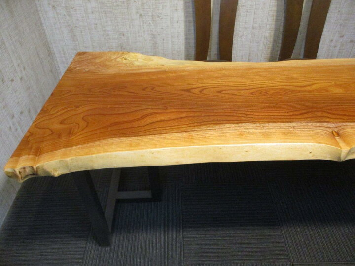 楽天市場】# 1322□ 欅 ケヤキ 長さ219cm 一枚板 ダイニングテーブル 
