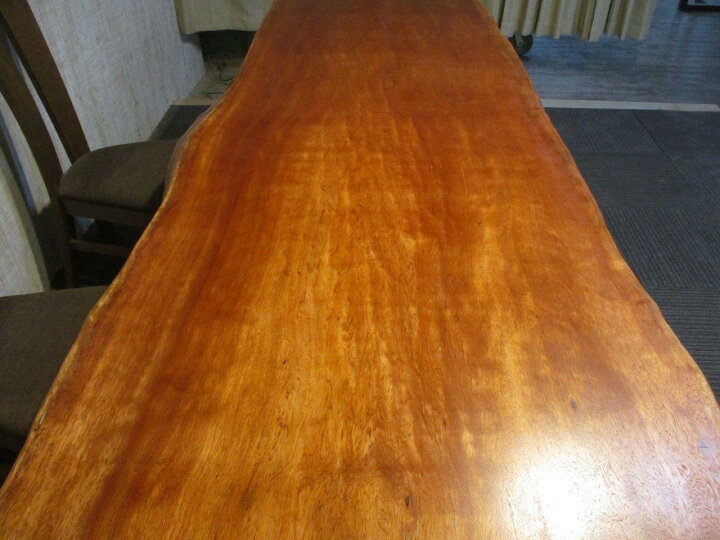 楽天市場】# 1331□ アフリカンチェリー 長さ250cm 一枚板 ダイニング 